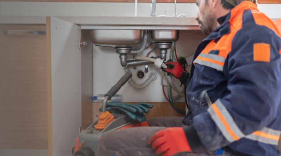 Camera Pipe Inspection Under Slab in Rome City, IN